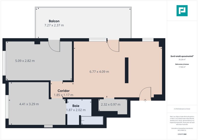 Chitila Apartament 2 camere cu vedere padure Zona Parc Deontologic